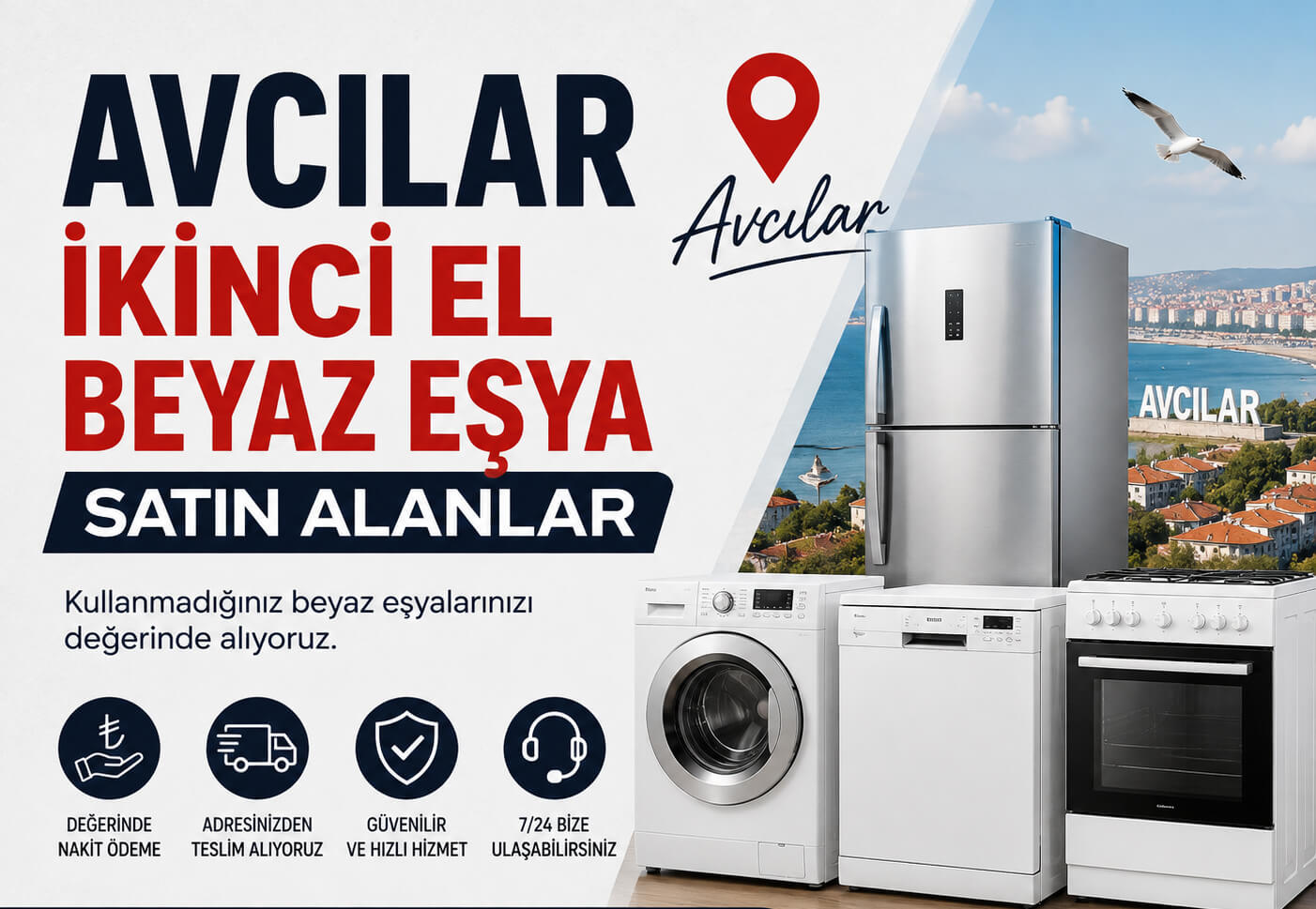 Avcılar İkinci El Beyaz Eşya Satın Alanlar