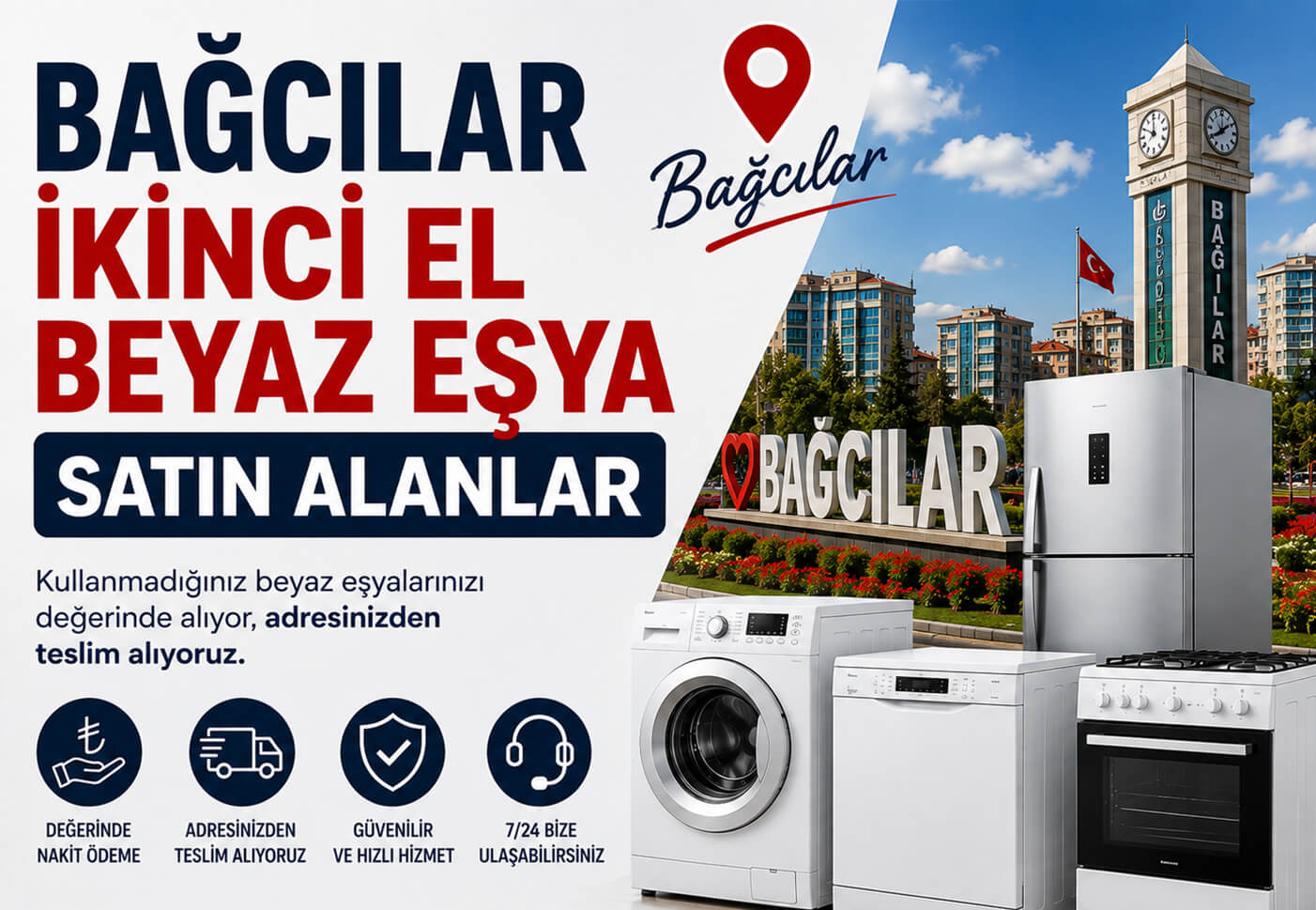 Bağcılar İkinci El Beyaz Eşya Satın Alanlar