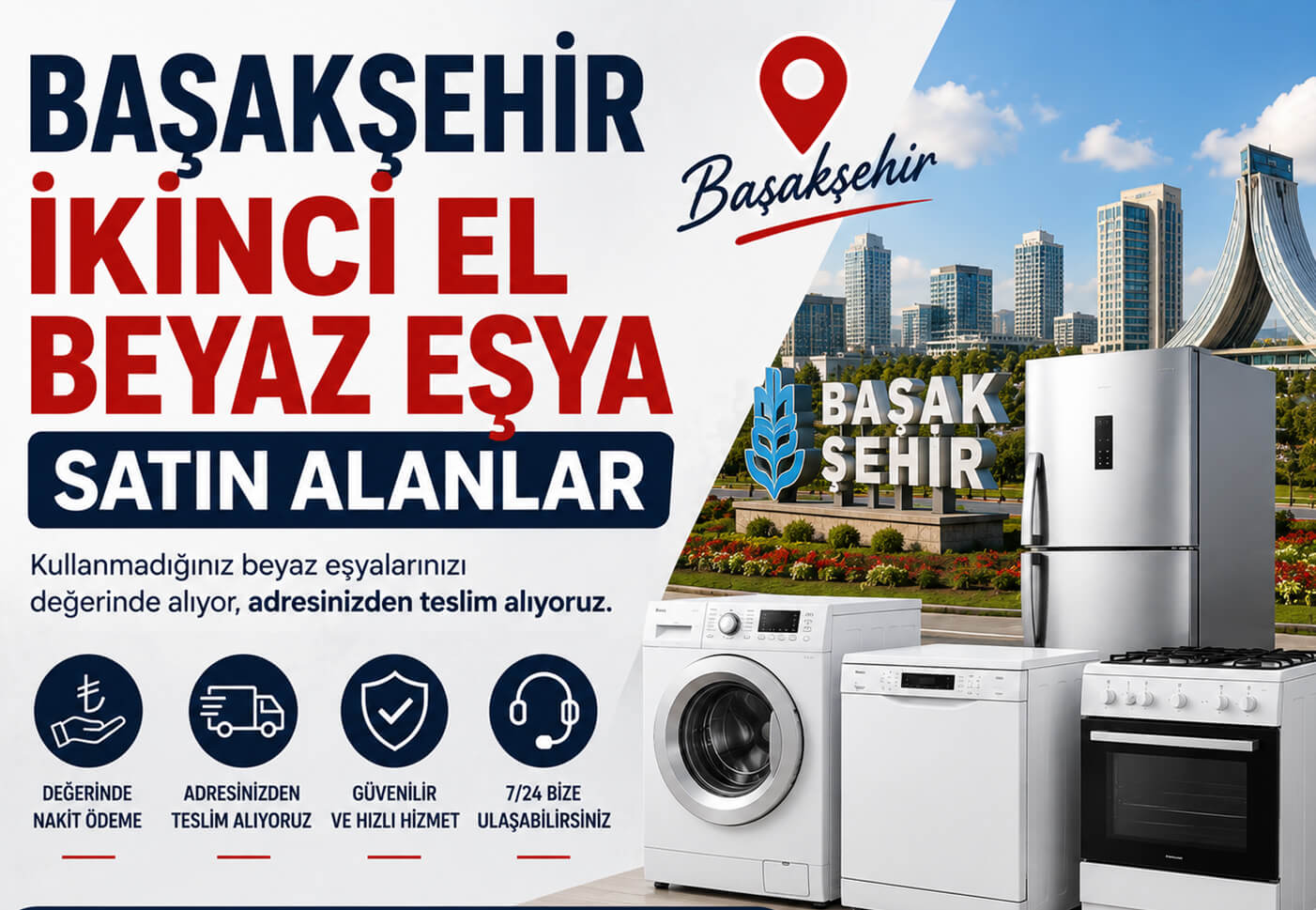 Başakşehir İkinci El Beyaz Eşya Satın Alanlar