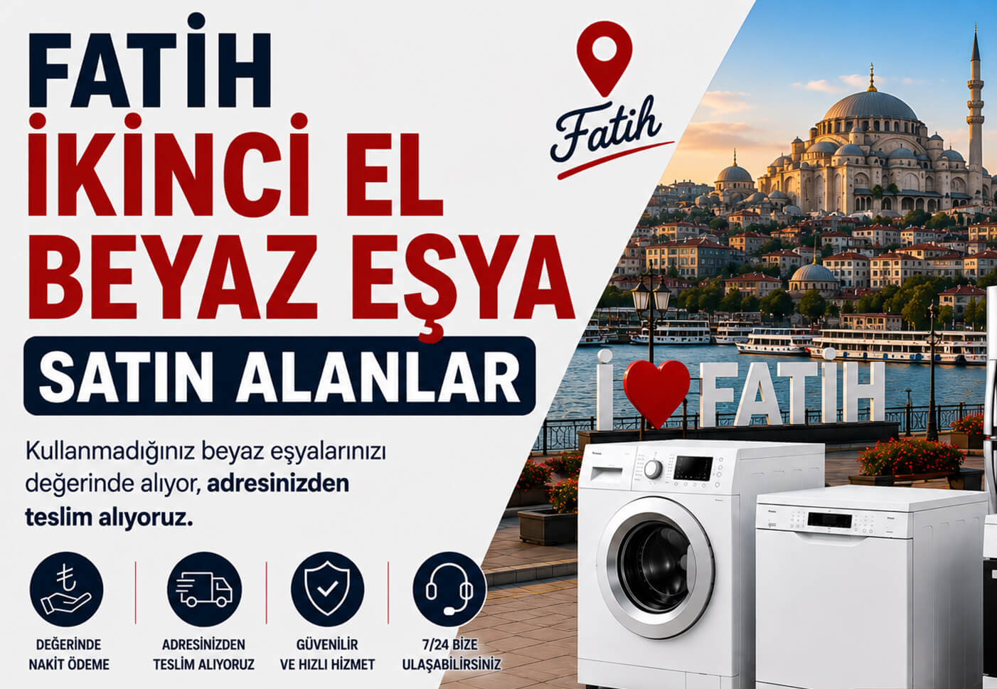Fatih İkinci El Beyaz Eşya Satın Alanlar