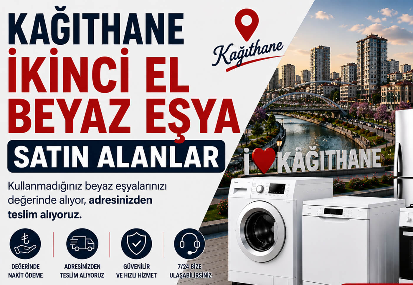 Kağıthane İkinci El Beyaz Eşya Satın Alanlar